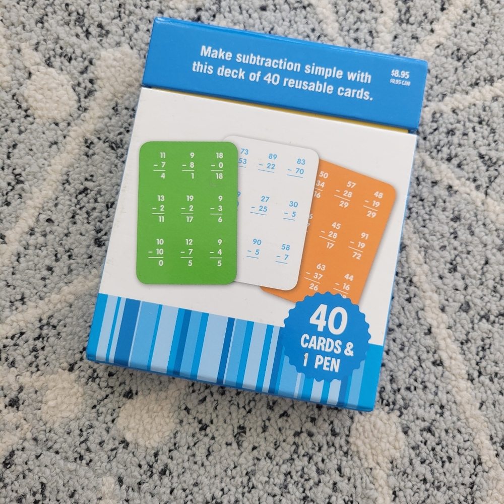 Math Flash Card Set & Subtraction Cards - Picture 3 of 12